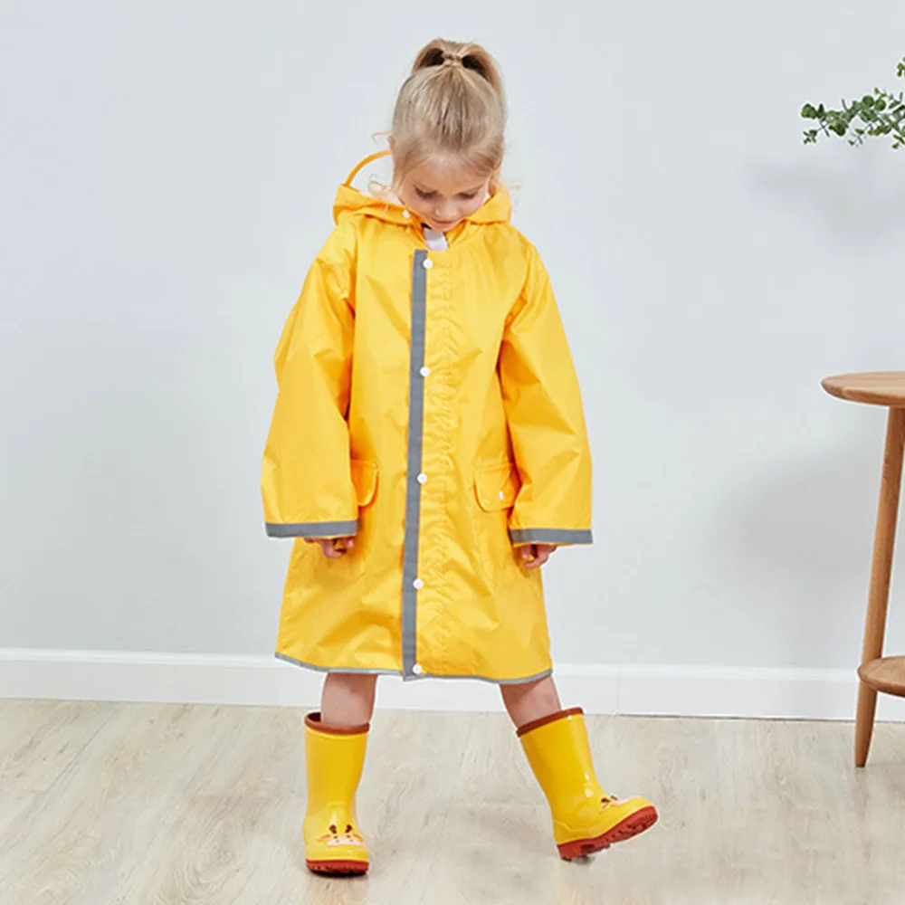 New 2019 Children's Rain Boots Cartoon PVC Waterproof Non-slip Shoes Blueand Yellow |