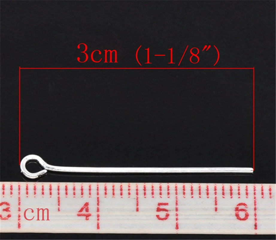 DoreenBeads 450 шт серебряный цвет шпильки 30x0 7 мм (21 манометр) (B01726) yiwu | Украшения и