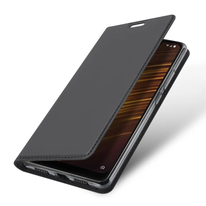 Для Xiaomi Pocophone F1 чехол с крышкой Роскошный Кожаный противоударный стенд
