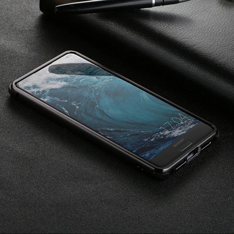 2 в 1 чехол для Sharp Aquos S2 покрытие алюминиевый металлический бампер+ Матовый PC задний Жесткий Чехол для SHARP AQUOS S2 5,5 дюймов Coque