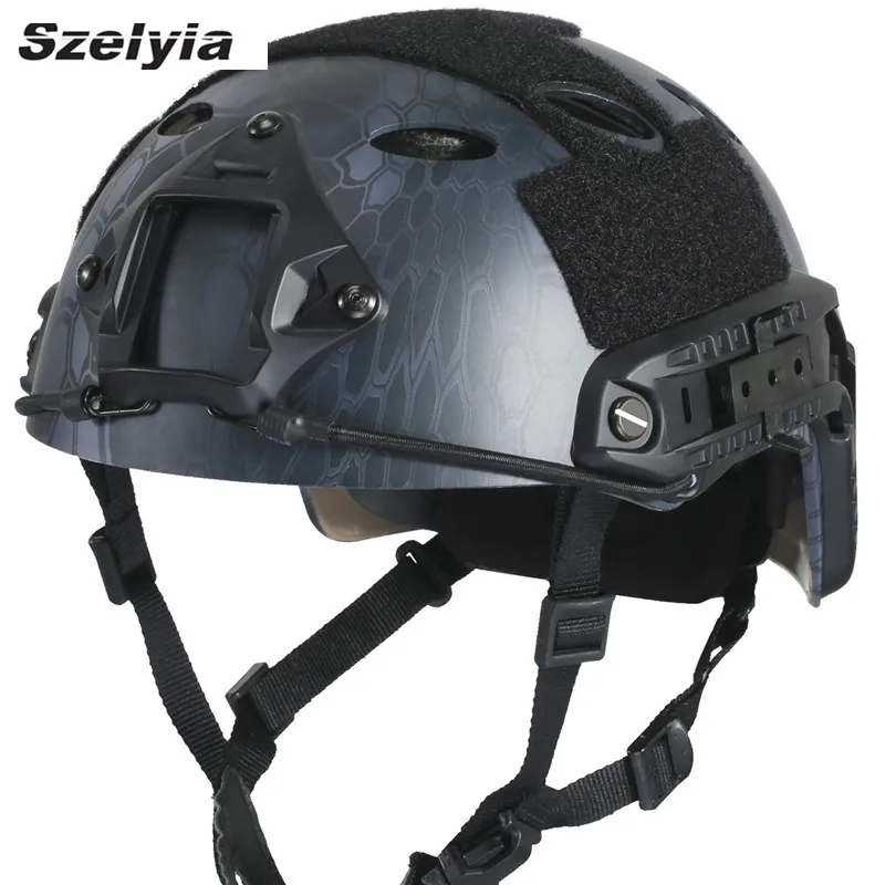 Szelyisa быстро PJ Airsoftsports шлем армейский Военный Тактический набор для пейнтбола