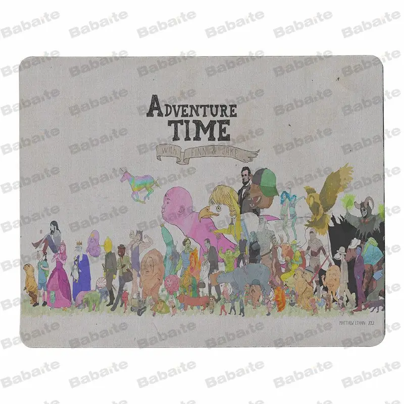 Babaite My Favorite Adventure Time красивый коврик для мышки в стиле аниме размер 18x22 см 25x29