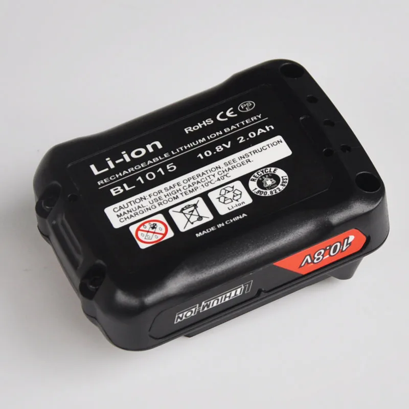 12V 10,8 V литий-ионный аккумулятор 3000mah для аккумуляторной электрической дрели makita BL1015B, BL1020B, BL1040B 197402