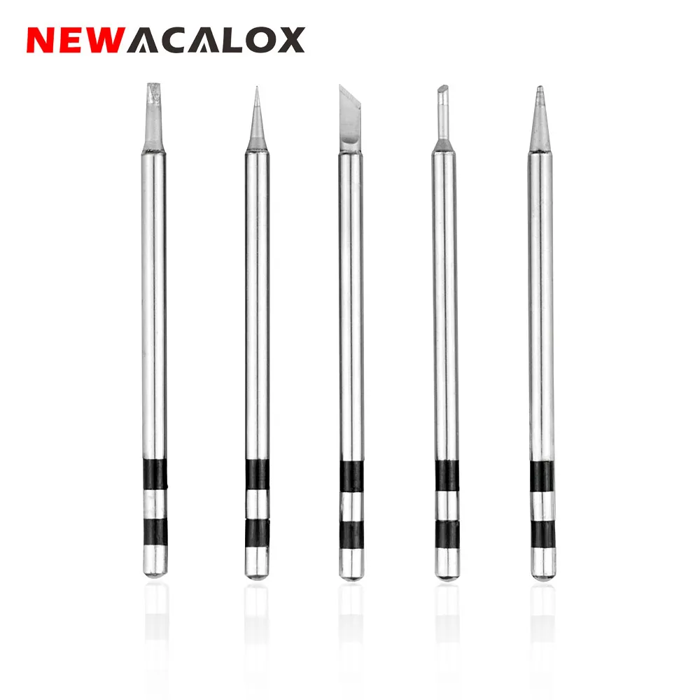 NEWACALOX 5 шт. сварочные наконечники специально для PX 988 USB ЖК дисплей Цифровой