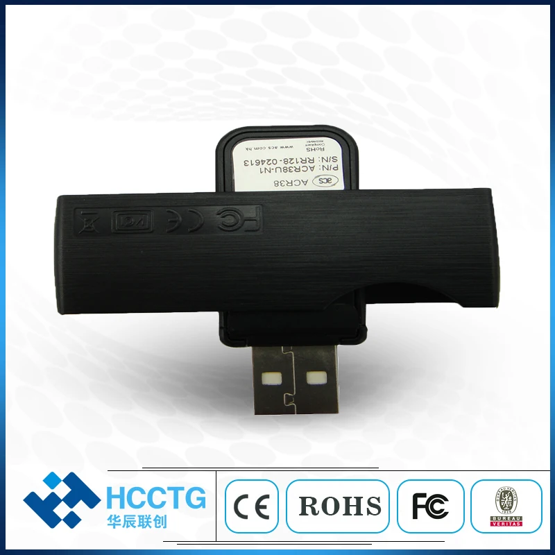 

USB 2.0 Pocket Contact IC Chip Card Reader/Writer ACR38U-N1