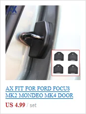 AX CHROME сзади загрузки дверь багажника крышка подходит для FORD FOCUS 2009 2010 2011 хэтчбек облицовка капота аксессуары для отделки