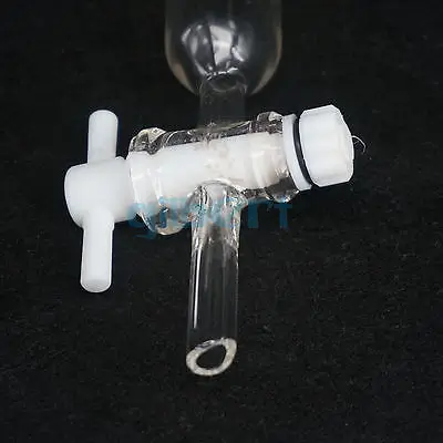 Лабораторный стеклянный декантор для масляной воды 24/29 сепаратор PTFE