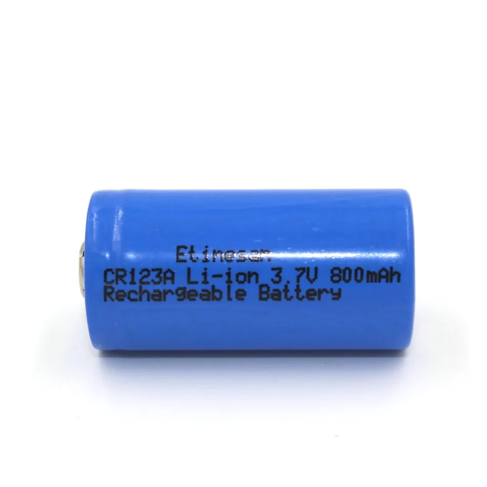 4 шт./лот Etinesan 800 мАч 2/3A CR17335 16340 CR123A LR123A 3 7 V Защищенные Литий ионные