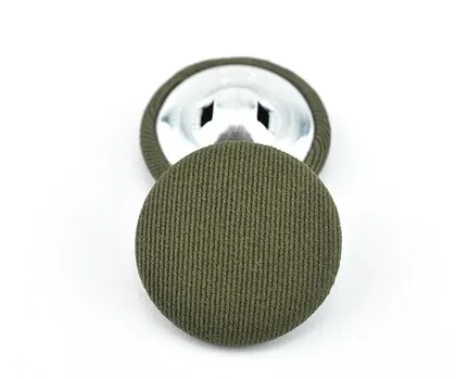 Army green 10/15/18/20/25/30 мм костюм круглая кнопка; сочетающиеся со всем, Модные ручной работы с пуговицами из ткани для Костюмы декоративные пуговицы аксессуары P086 - Цвет: Army green