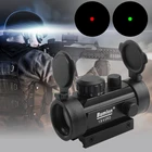 Тактическая охотничья Голографическая 1x40 мм страйкбольная Красная Зеленая точка прицел 11 и 20 мм виверное крепление 5-0025