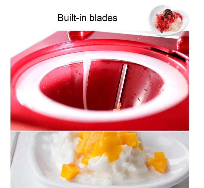 Мини ностальгия блок бритвенный станок дробилки льда смузи машина Кук