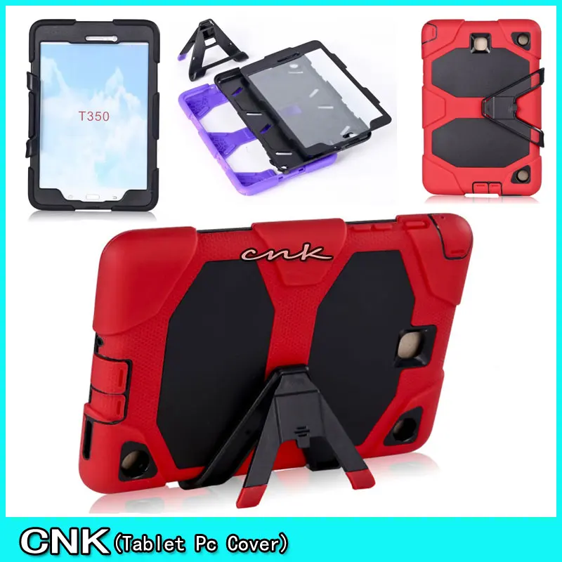 3 в 1 армированный силиконовый гибридный прочный чехол с подставкой для больших