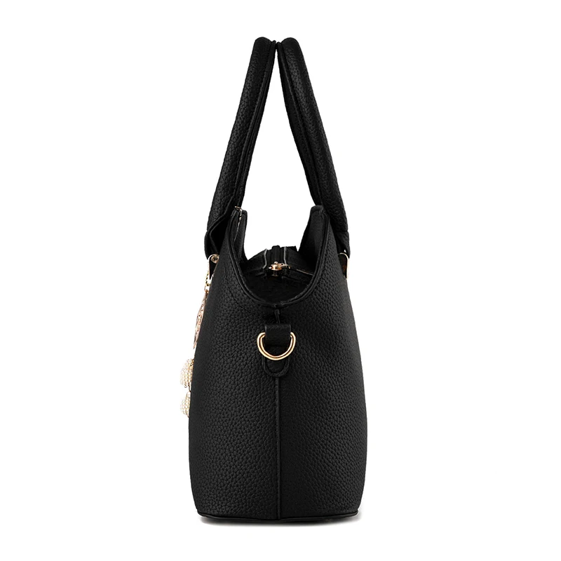 Женские кожаные сумки металла обезьяна декор Мода оболочки V письмо ручная сумка