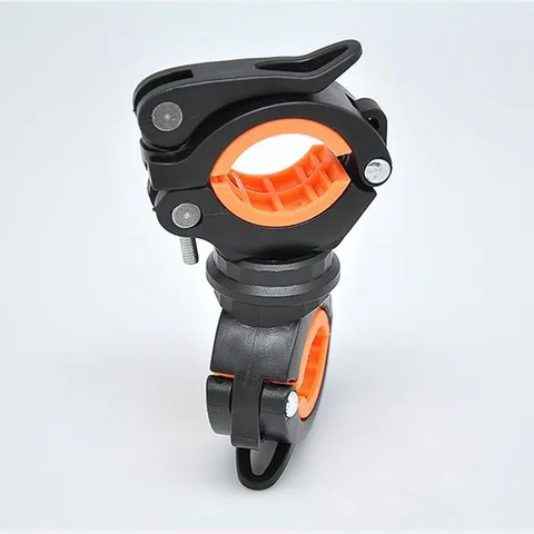 Многофункциональный фонарь для велосипеда, вращающийся на держатель для велосипедного фонаря градусов, светодиодный зажим для переднего фонаря для горного велосипеда