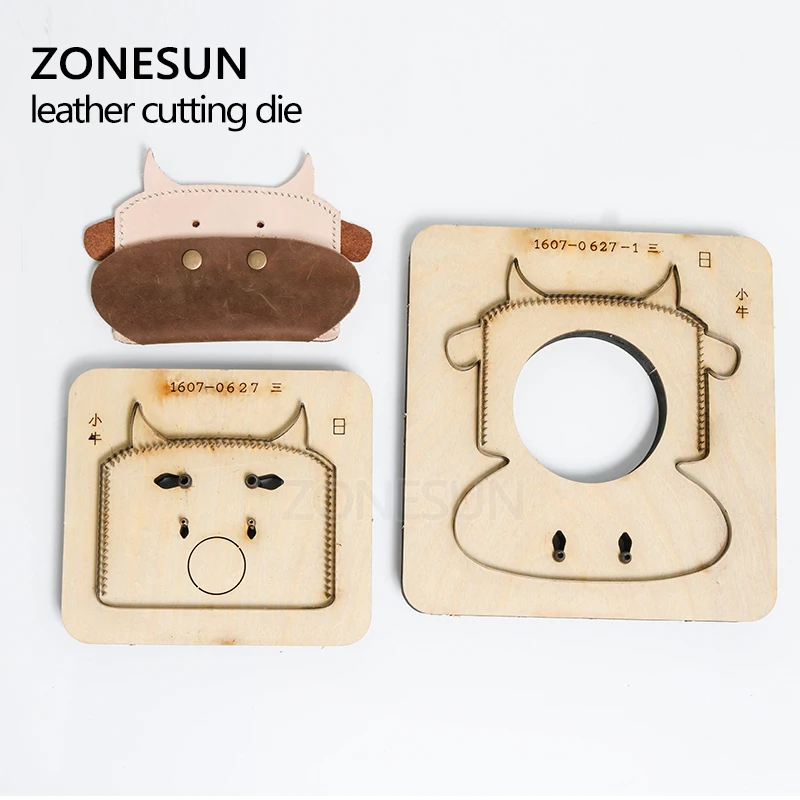 ZONESUN заказной телячьей формы кожаный держатель для монет кошелек