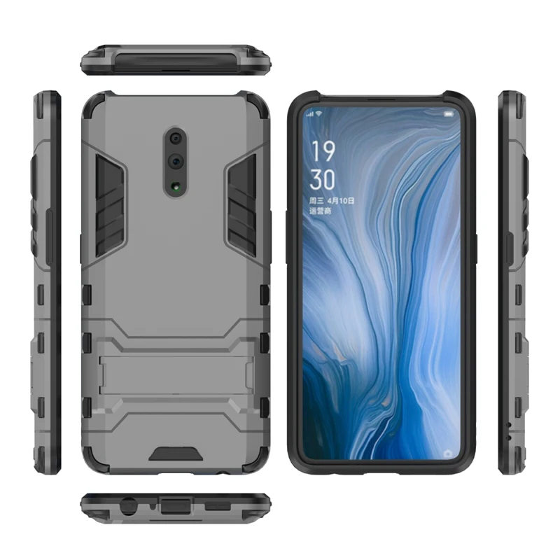 Сверхмощный армированный чехол противоударный на весь корпус для Oppo Reno/Reno 10x Zoom