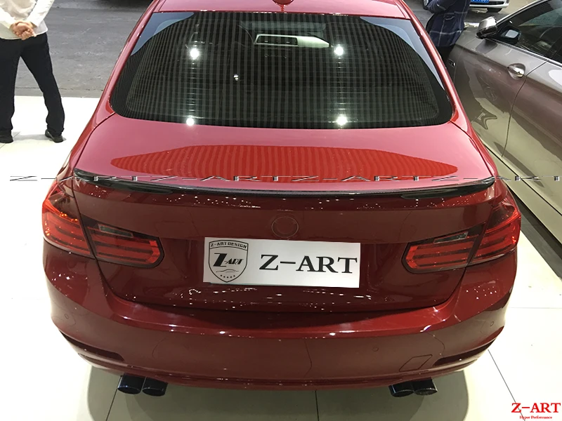 Z ART производительность пластик задний спойлер для BMW F30 2013 2019 глянцевый черный 3