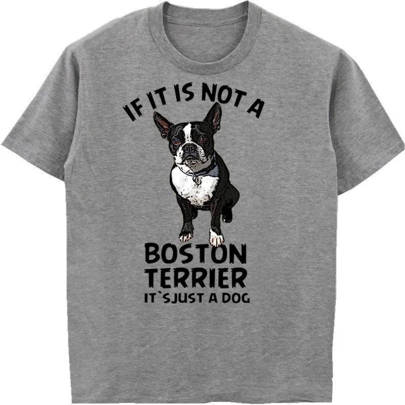 Новая крутая футболка Boston Terrier If It Is Not Funny Мужская хлопковая с коротким рукавом