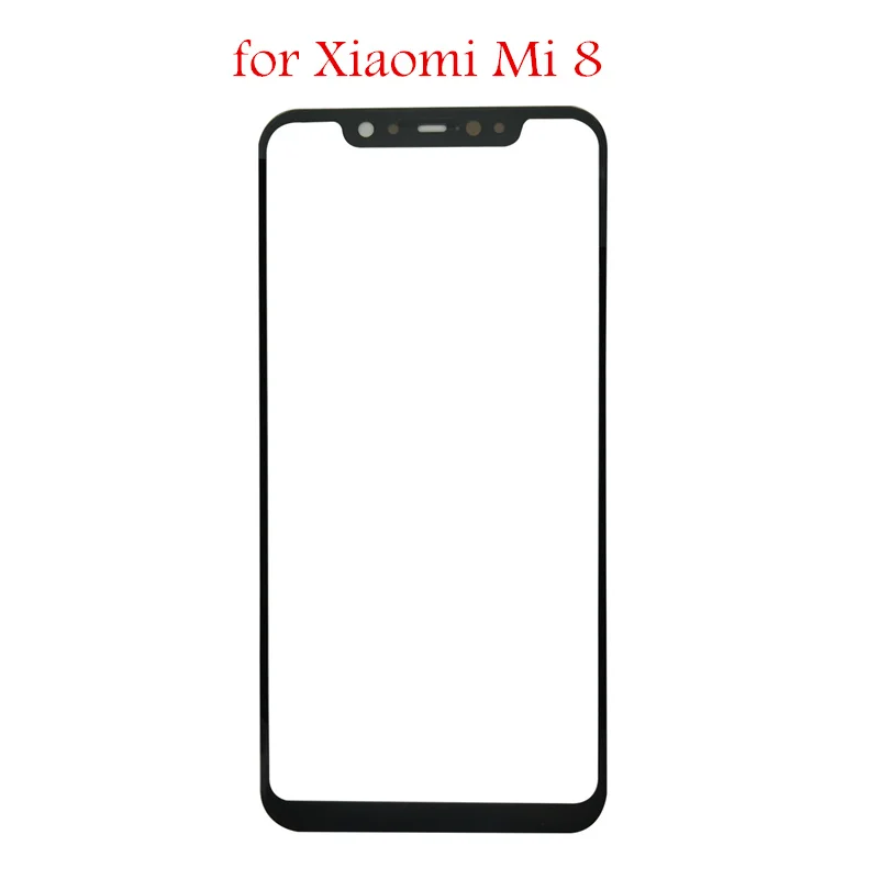 Стеклянная сенсорная панель для Xiaomi Mi 8 переднее внешнее стекло запасные