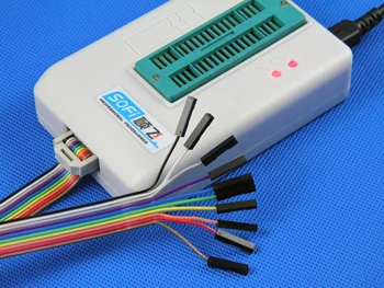 Высокоскоростной usb программатор SOFI SP8 A + зажим для Flach SOP8 (93/24/25/BR90/ flash eeprom) более 4000