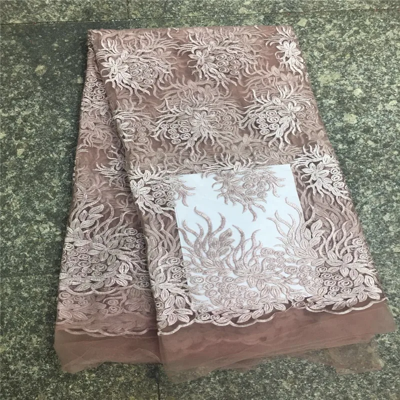 Женское фатиновое платье Aso Ebi кружевное из фатина с вышивкой во французском