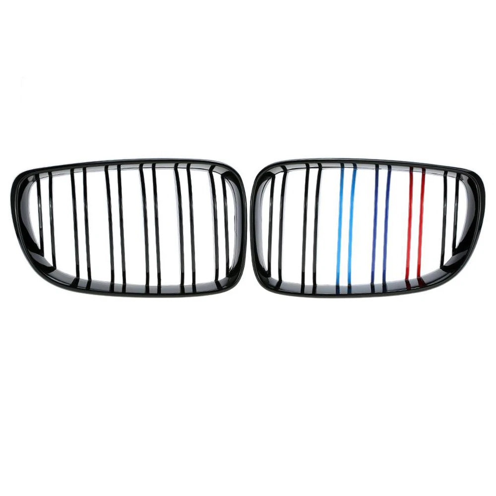 1 серия E81 E87 E82 E88 передняя решетка ABS Глянцевая M цветная для BMW 2008 2011 Coupe 118i 120i 120d 123d