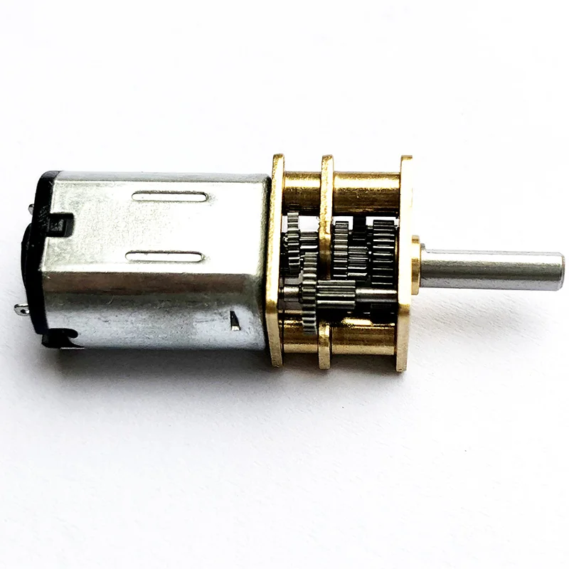 DC 12V 100RPM мини металлический мотор редуктор с высоким крутящим моментом зубчатым