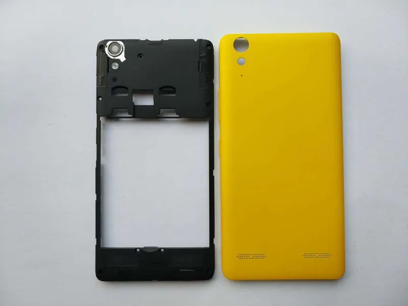 Новый чехол для lenovo K3 A6010 со средней рамкой батарейным отсеком задней крышкой с