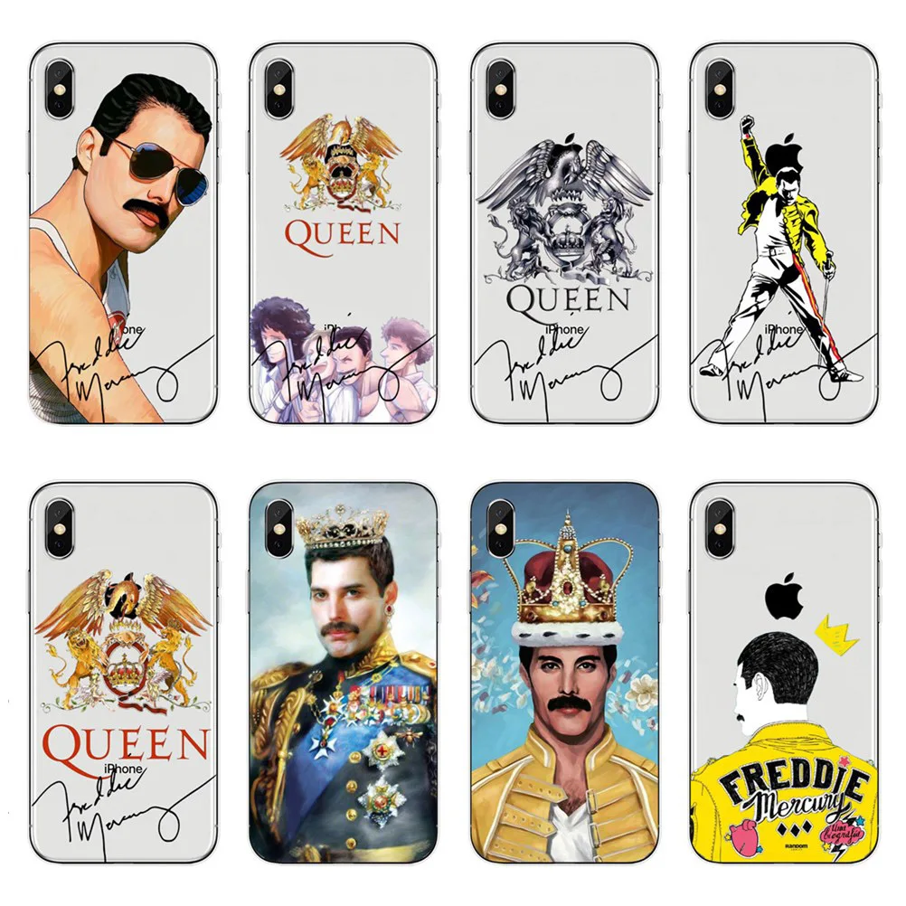 Чехол для Фредди Меркьюри, мягкая задняя крышка из ТПУ для iphone XS MAX 6 6S 7 8 Plus X XR 5s SE, чехол для телефона, чехол для королевы