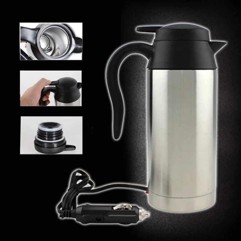 Электрический чайник 750 мл 12 В из нержавеющей стали|electric kettle|kettle electricelectric kettle water |