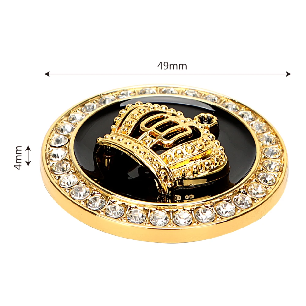 Персонализированная Автомобильная 3D наклейка металлический значок с алмазной