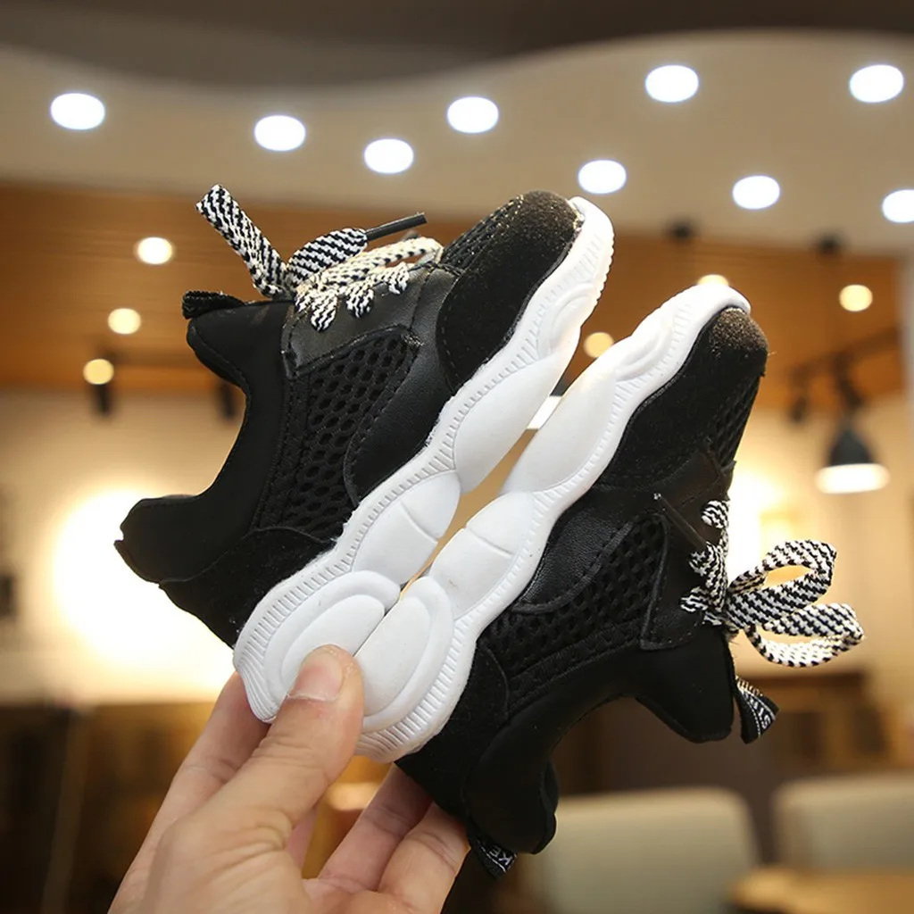 Детские спортивные Сникеры на каждый день для маленьких мальчиков и девочек с