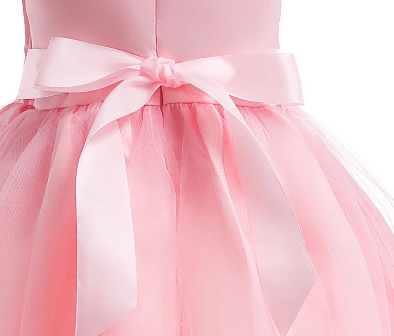 2018 Girls Dress Elegant Summer Wedding Princess Embroidery Kids Dresses For Clothes Halloween Party Vestidos | Детская одежда и