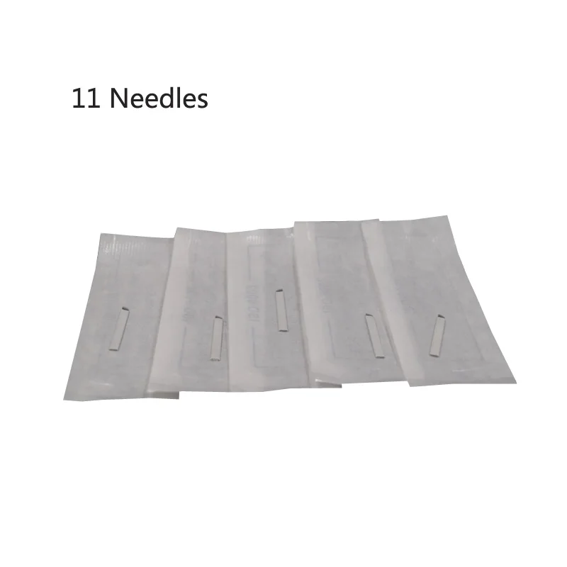 20 шт. 11Pin иглы для перманентного макияжа бровей|needle blade|blades for microbladingpermanent makeup blade |
