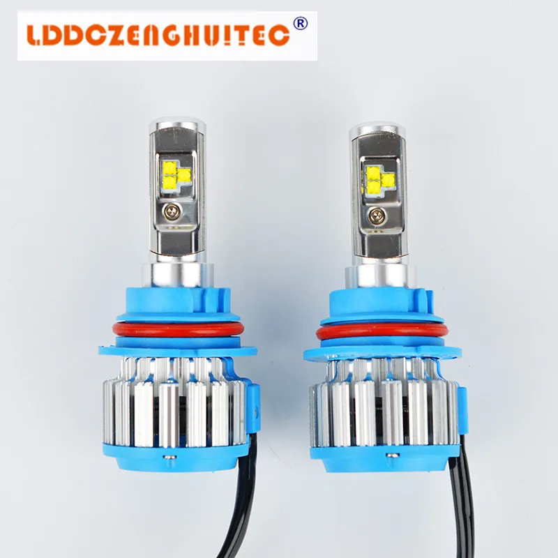 LDDCZENGHUITEC H4 H7 H11 H1 CSP светодиодный 9005/HB3 9006/HB4 H13 9004 9007 H3 8000Lm Автомобильные фары