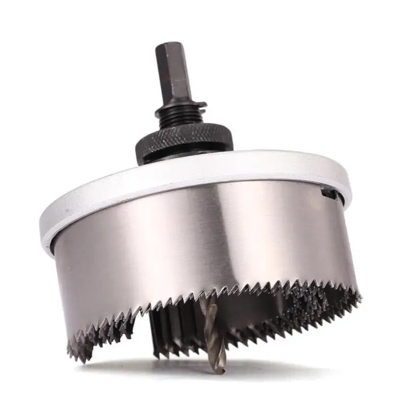 6pcs Набор для резки отверстий DIY, набор для сверления отверстий, инструмент для сверления по дереву, металлический резак, инструменты для бурения, резные столярные коронки, пила - Цвет: 6pcs