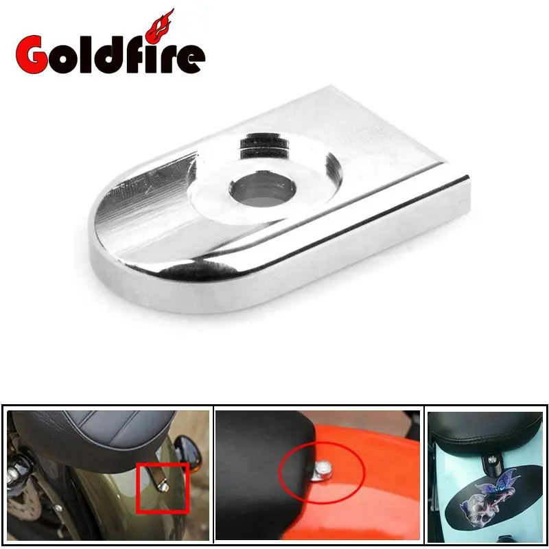 

Motorcycle Parts Seat Bolt Tab Screw Mount Knob Cover For Harley Sportster Dyna Fatboy Road King Softail Touring