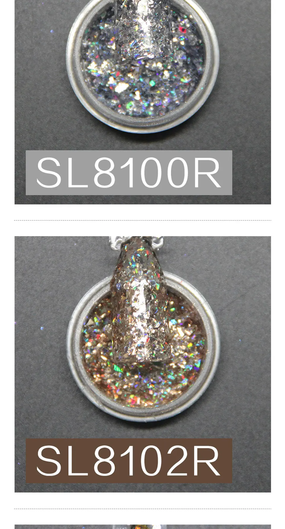 Huration Nail Art Holographic Mirror Nail Glitter Effect Chrome Powder 12 Color Gold Silver Sponge Stick DIY Decoration Tool Set