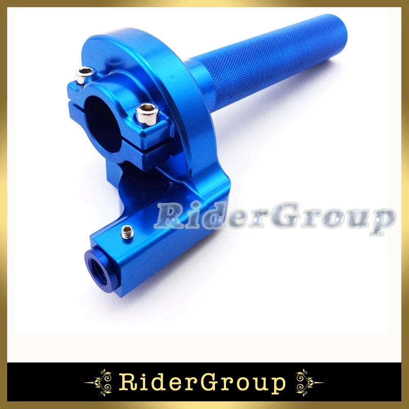 Мотоцикл поворотная ручка синяя дроссельная заслонка для CR 80 CR85 CR125 CR250 CR500 YZ100 YZ125
