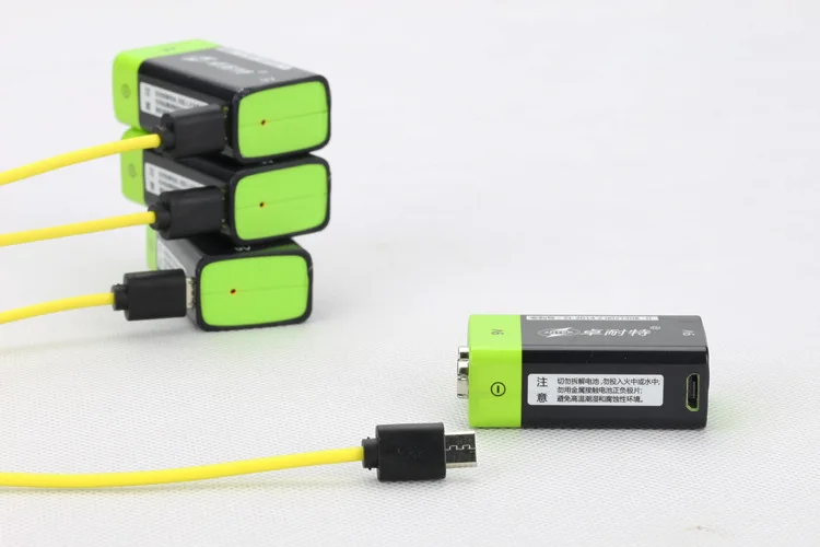 Cncool 1 шт. 9 в 400 мАч литий ионная аккумуляторная батарея + Кабель micro usb для