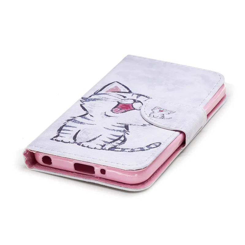 

Wekays Cover For LG Q6 Cute Cartoon Cat Leather Funda Case For LG Q 6 Q6 Alpha Cover Cases sFor LG Q6 Plus Q6A M700 X600 X600K