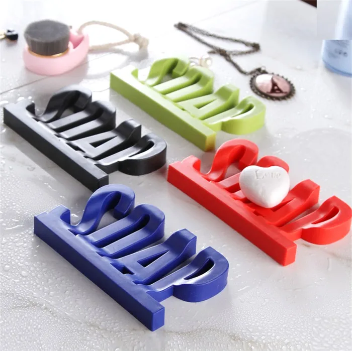 Держатель для мыла в форме буквы полка с полкой на присоске губка хранения