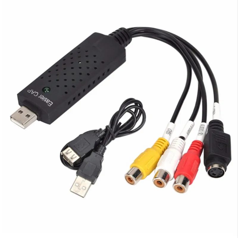 Pro USB видео тюнер карта ТВ DVD VHS записывающая Аудио AV адаптер одна захвата для