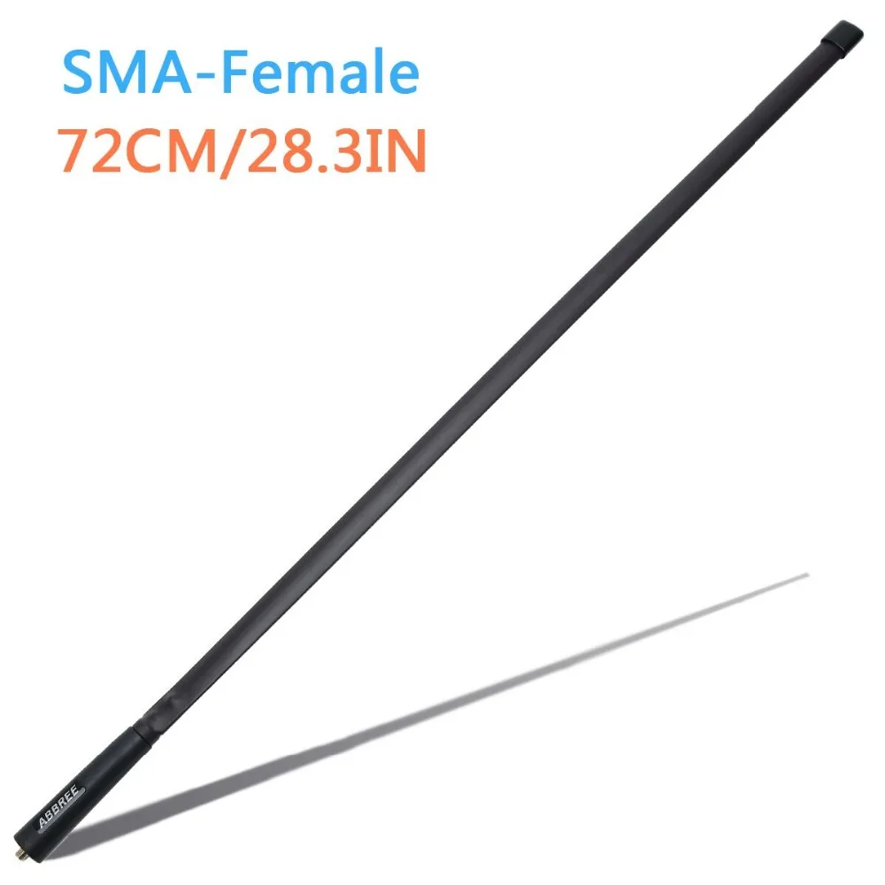 72 см CS тактический антенна SMA двухдиапазонный УКВ 144/430 МГц Складная для иди и