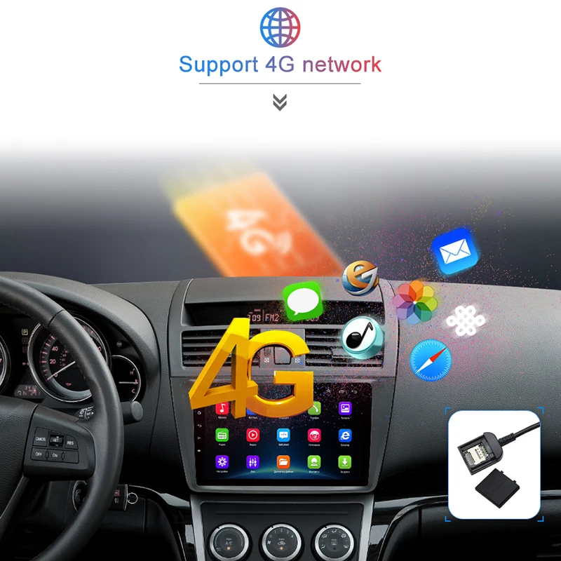 AWESAFE 2 din Android 8 1 автомобильный Радио мультимедийный видео плеер gps навигация для