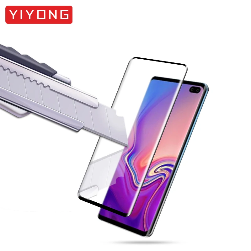 25Pcs/Lot 3D Edge Curved Glass For Samsung Galaxy S10 Plus Lite Tempered Screen Protector S9 S8 | Мобильные телефоны и