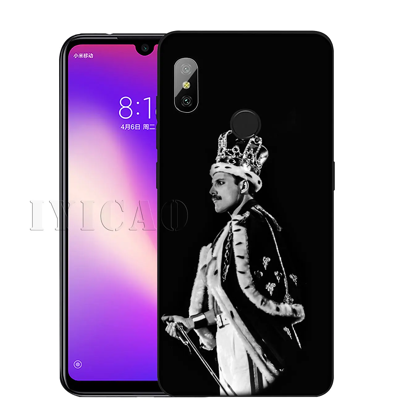 IYICAO Queen Freddie Mercury Soft Silicone Phone Case for Xiaomi Redmi K30 K20 8A 7A 6A 5A S2 GO Note 8 8T 7 5 6 Pro Cover |