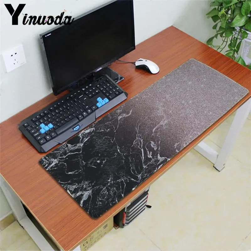 

Maiya Beautiful Anime Rose Gold Marble Locking Edge Mouse Pad Game Rubber PC Computer Gaming mousepad
