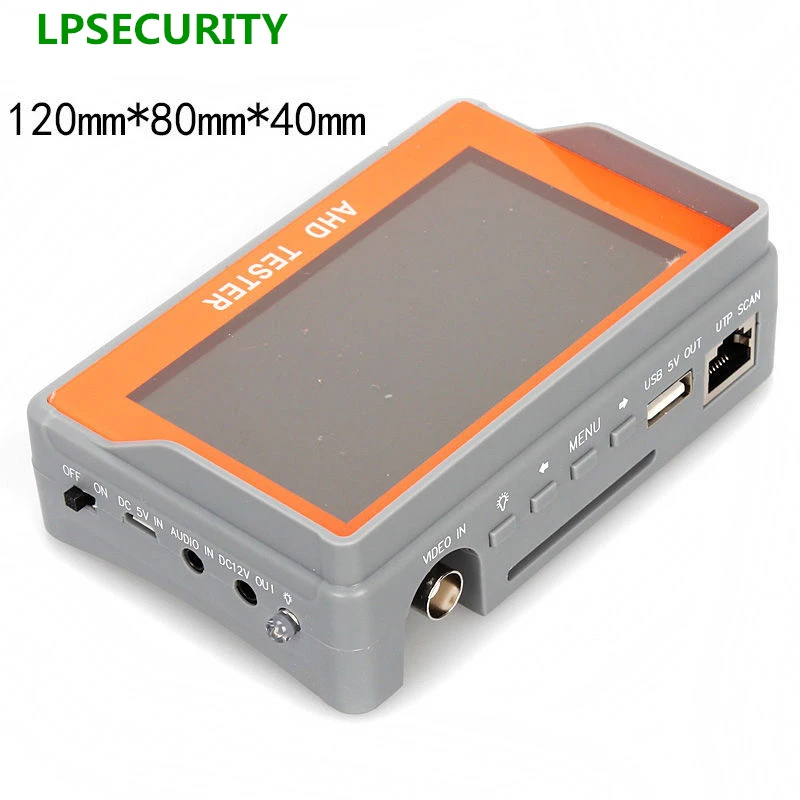 Lpsecurity Портативный 4.3 &quotLTPS ЖК-дисплей 1080 P аналогового видеонаблюдения Камера