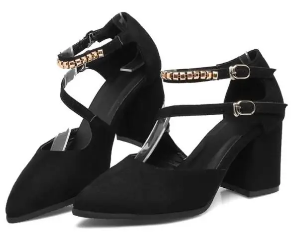 Zapatos Mujer Дамская обувь на высоком не сужающемся книзу массивном каблуке женские
